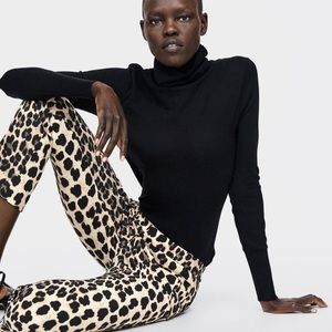 NWT Zara Léopard Print Pant
